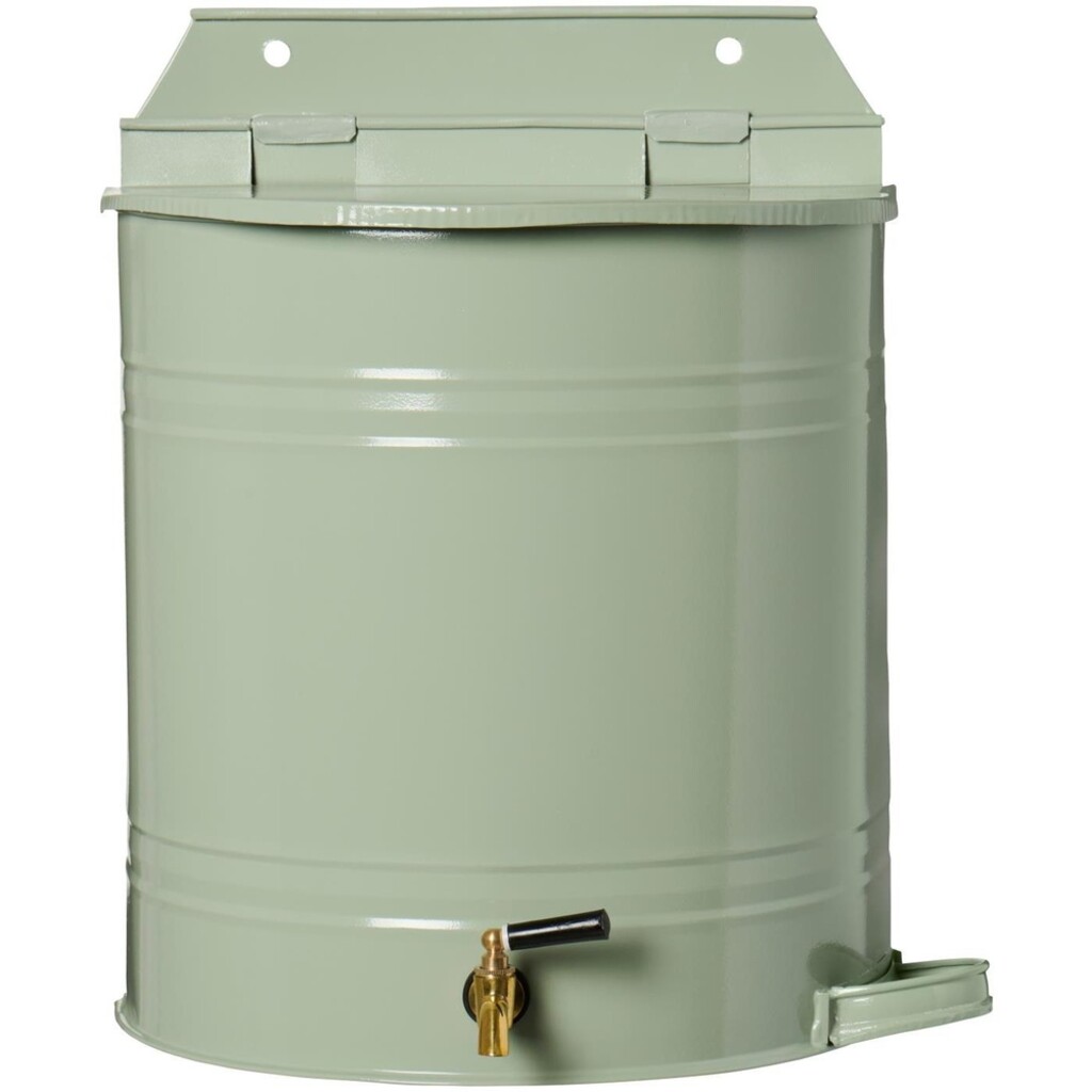 Garten Wasserbehälter für die Wand mit Hahn und Seifenhalter