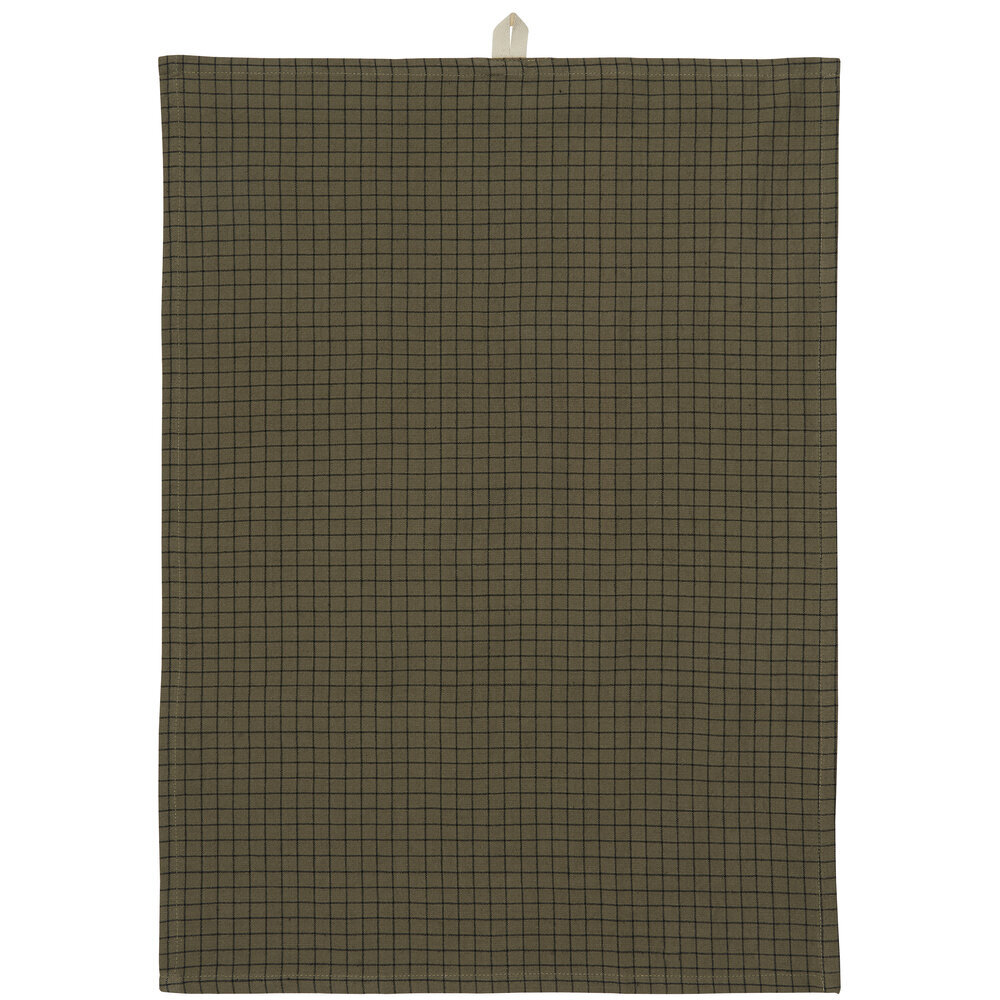 Geschirrtuch mit Karomuster aus Baumwolle