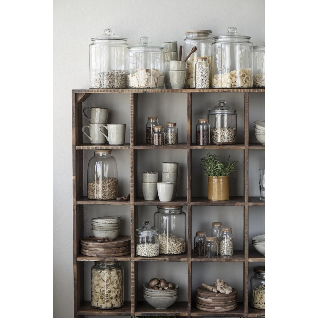 IB Laursen Glas Behälter mit Holzdeckel