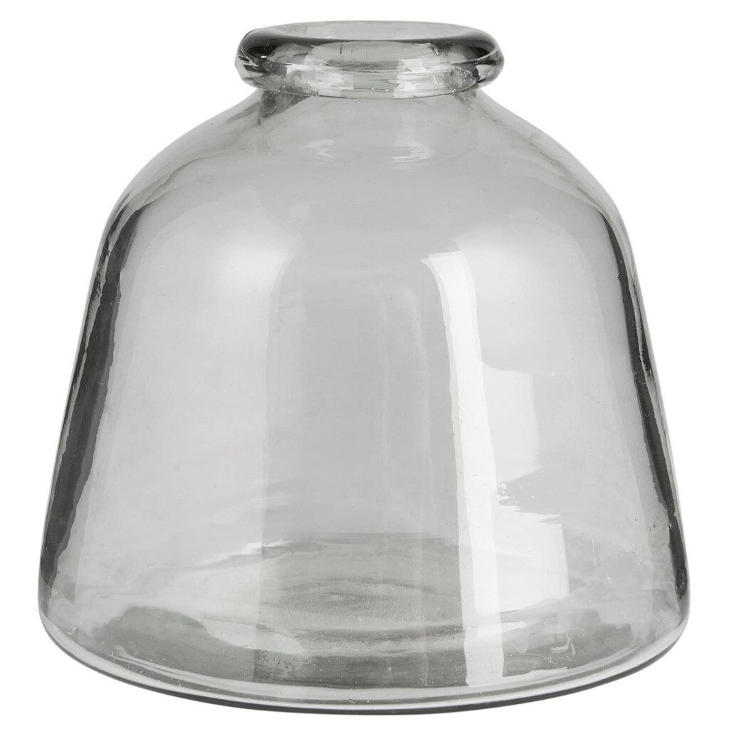 Glas Vase mit kleiner Öffnung mundgeblasen