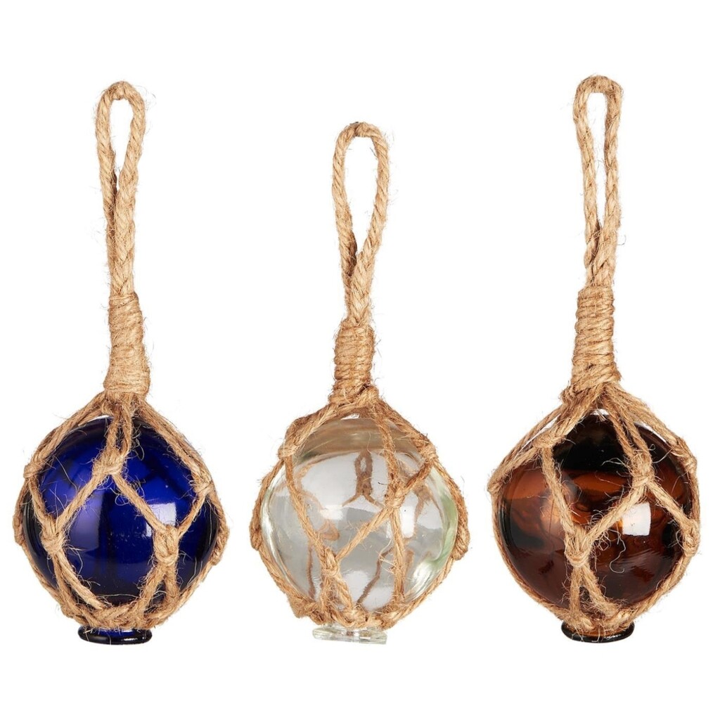 IB Laursen Maritime Glaskugel mit Seil 3er Set online kaufen bei SKANDEKO