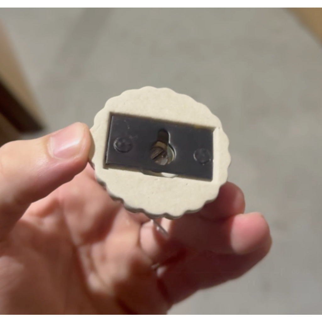 Haken einfach aus Keramik