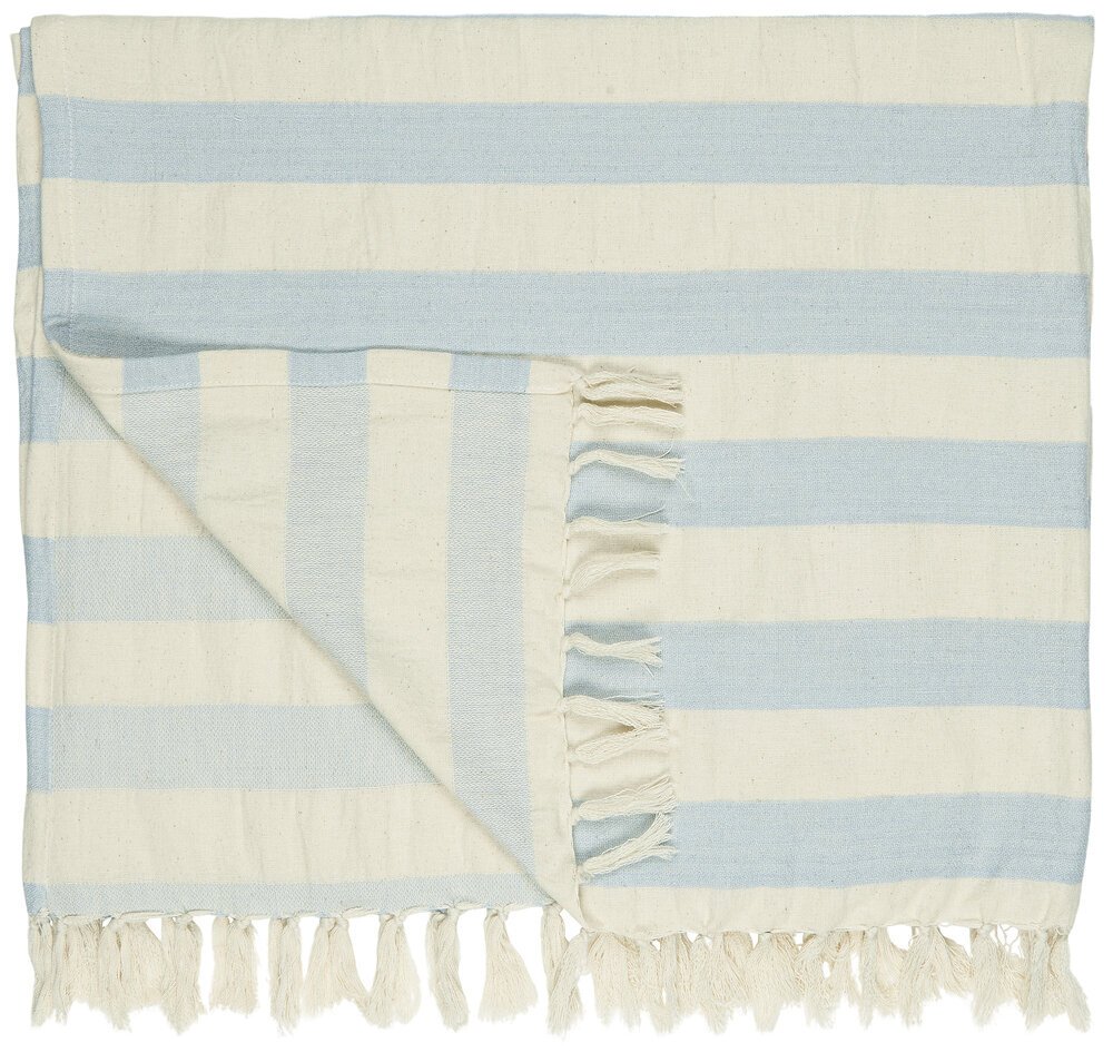 Hammam Handtuch mit Fransen und Streifen