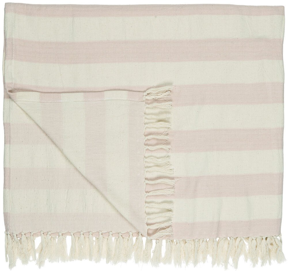 Hammam Handtuch mit Fransen und Streifen