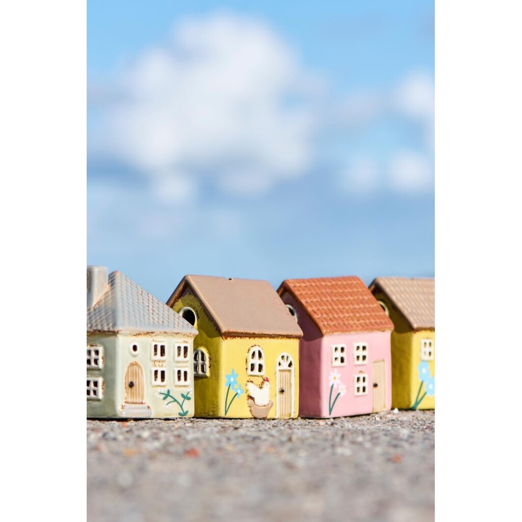 IB Laursen Teelichthäuser Nyhavn 4er Set Mini | Skandinavische Häuser - IB Laursen Lichthaus (Ansicht 2)