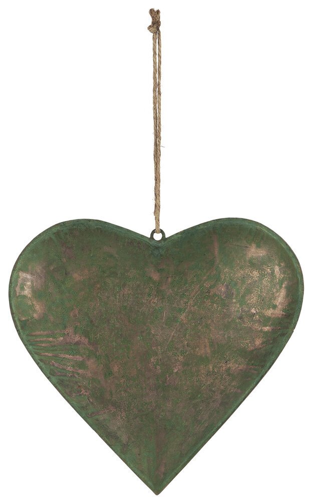 Herz zum Hängen mit Juteschnur