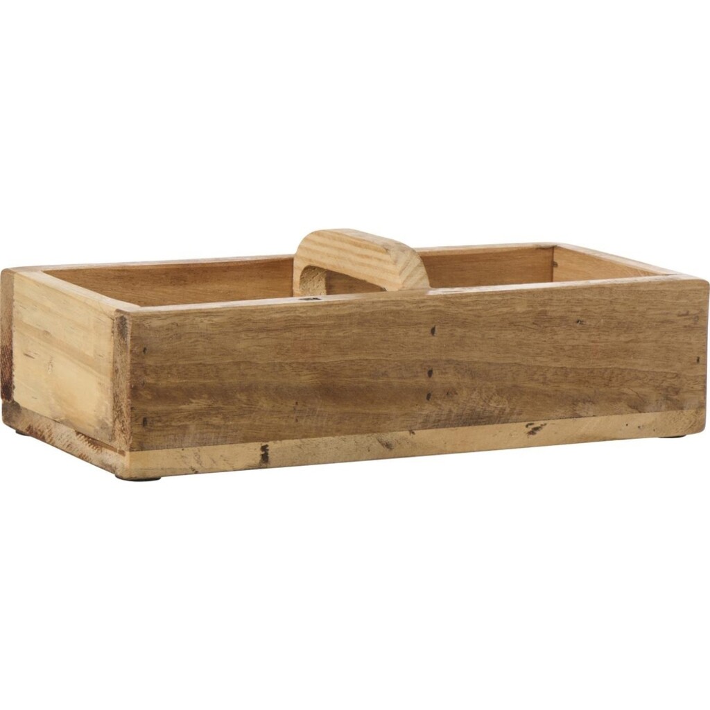 IB Laursen Holz-Kiste mit Fächern und Quergriff Unika Preview Image