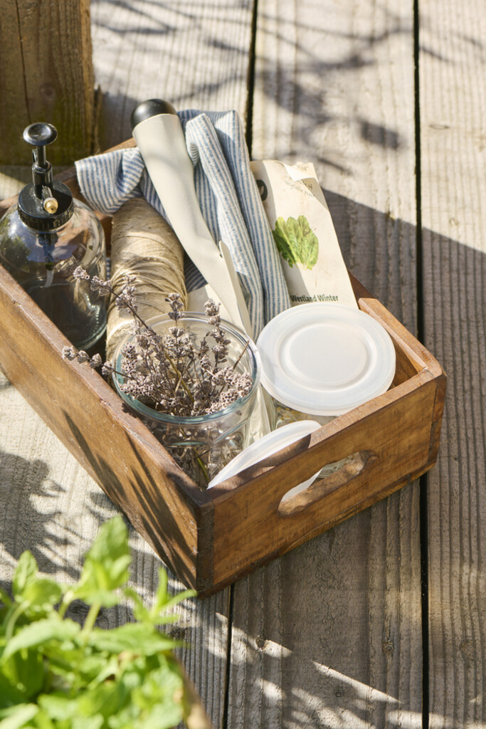 IB Laursen Holz-Kiste mit Griff an jedem Ende UNIKA Preview Image