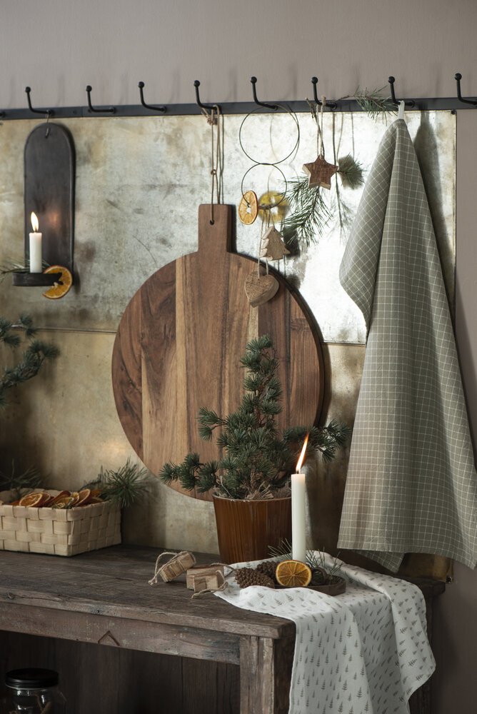 IB Laursen Holztannenbaum mit Juteschnur Preview Image