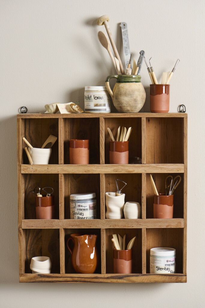 IB Laursen Keramik Vase mit Henkel naturfarbig Avignon Preview Image