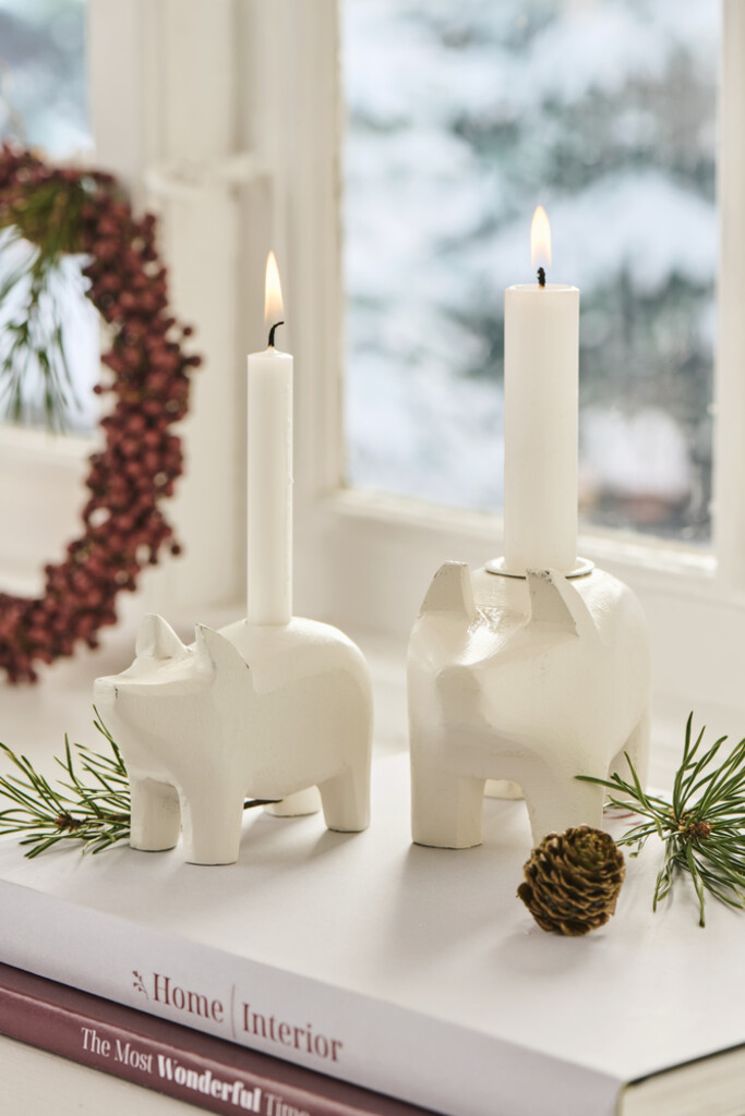 IB Laursen Kerzenhalter für Dünne Kerze 1,3 cm Schwein UNIKA Preview Image