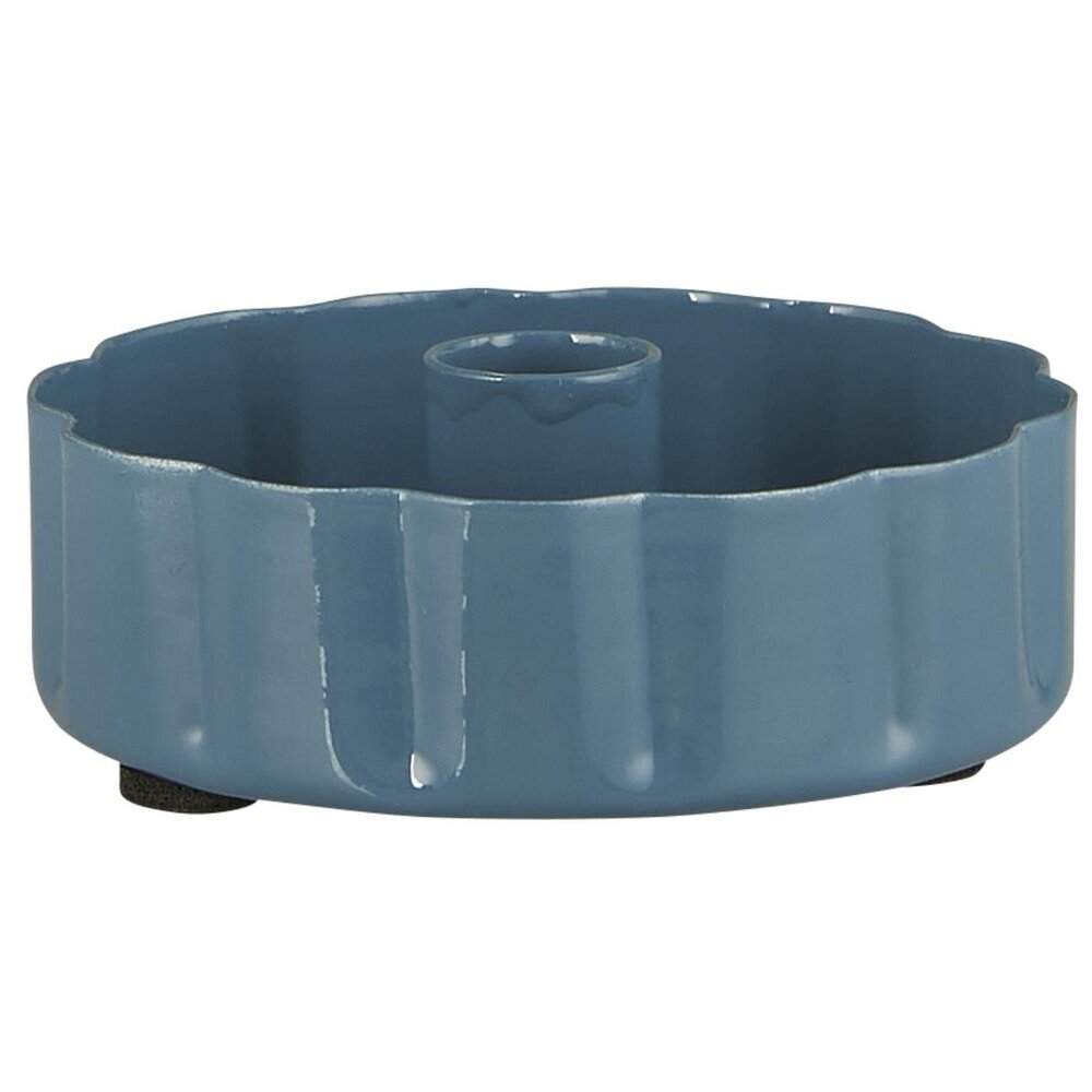 Kerzenhalter für dünne Kerze gewellte Kante