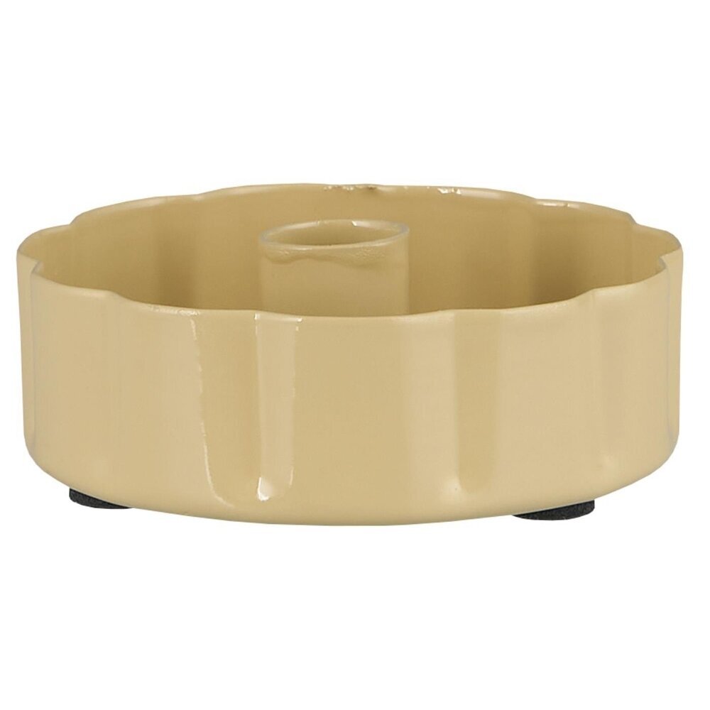 Kerzenhalter für dünne Kerze gewellte Kante