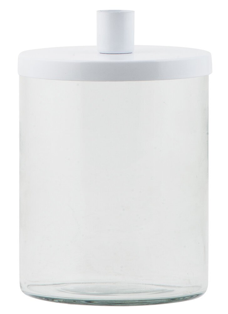 Kerzenhalter für Stabkerze mit Metalldeckel