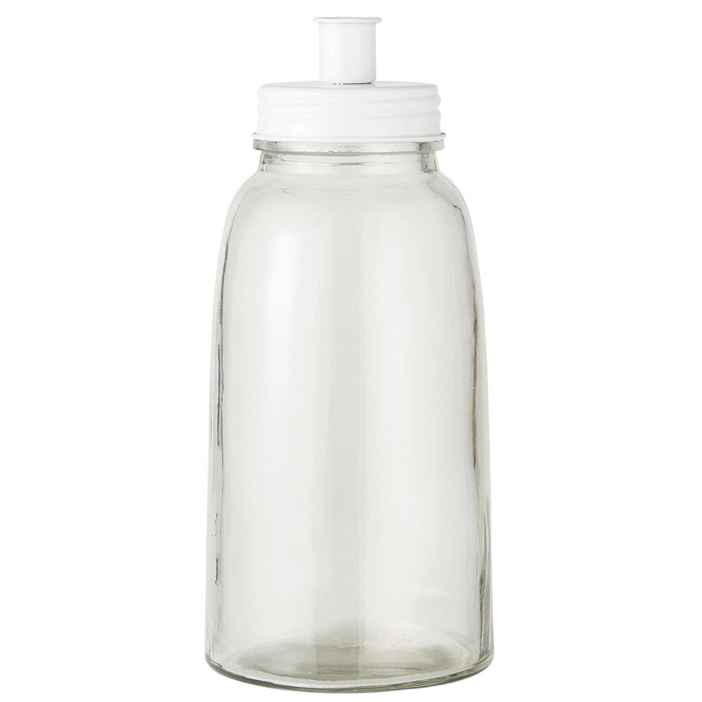 Kerzenhalter für Stabkerze mit Metalldeckel hoch