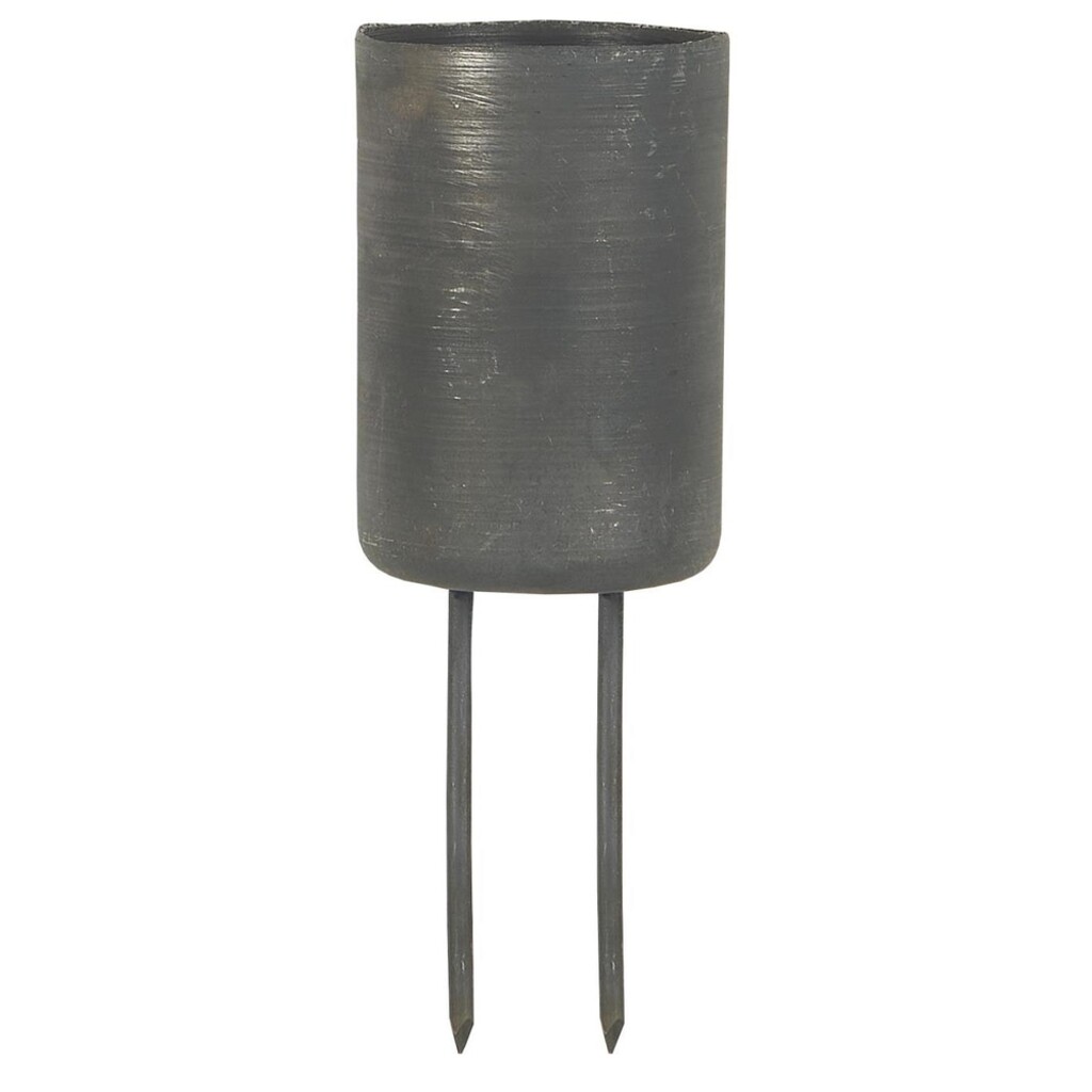 Kerzenhalter hoch mit Spieß für dickere Stabkerze 3,8 cm