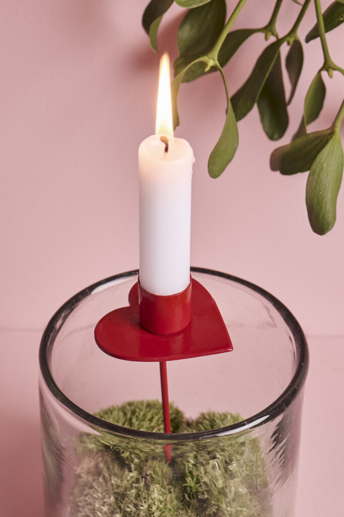 IB Laursen Kerzenhalter Spieß Stabkerze Herz Preview Image