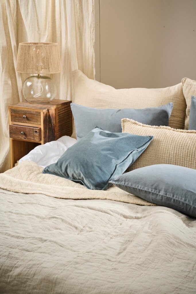 IB Laursen Kissenhülle Karomuster mit Fransen 80x35 cm online kaufen bei SKANDEKO (Ansicht 2)