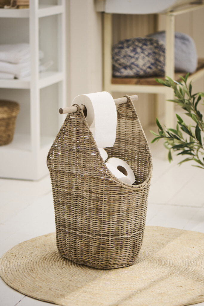 IB Laursen Korb mit Toilettenpapierhalter Rattan Preview Image