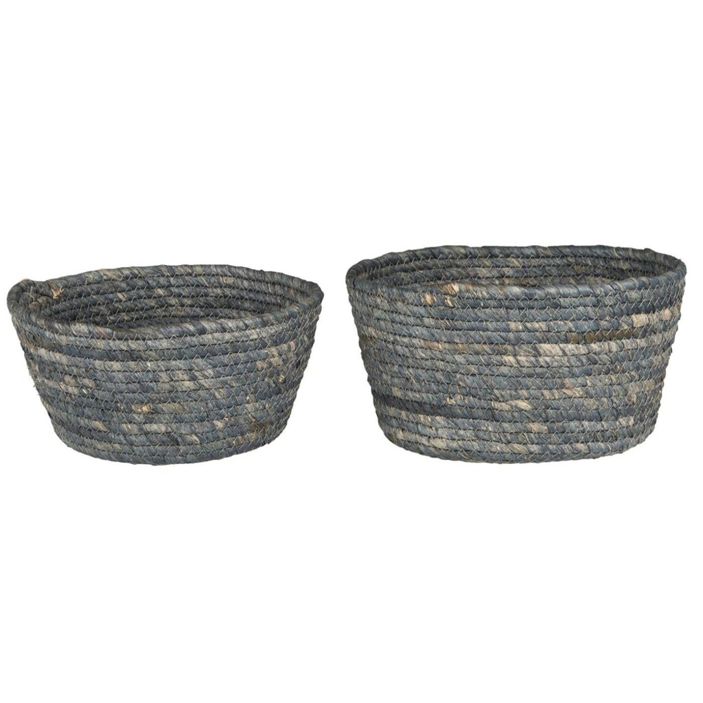 Korbsatz 2er Set aus Seegras