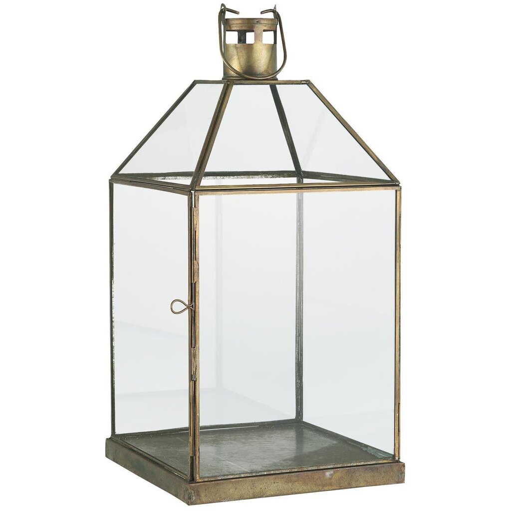 Laterne Matheo mit schrägem Glastop