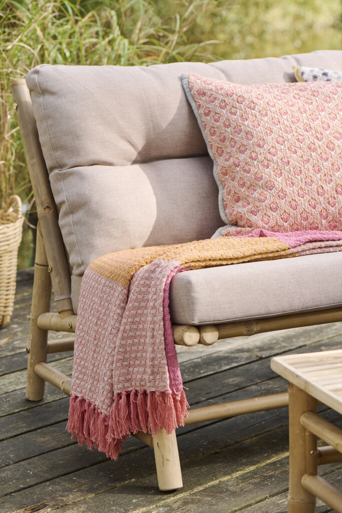 IB Laursen Loungesofa aus Bambus mit Polster Preview Image