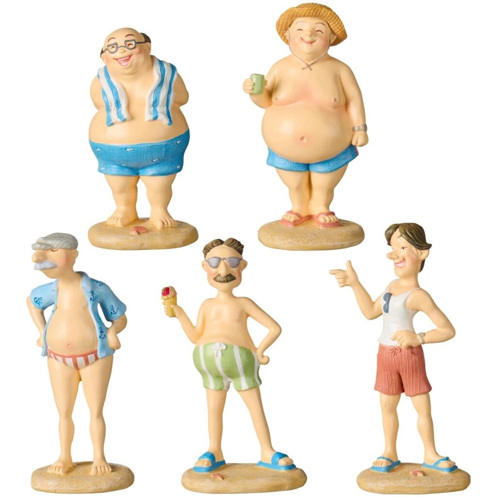 IB Laursen Dekofigur Strandkönig – Männer in Badebekleidung online kaufen bei SKANDEKO