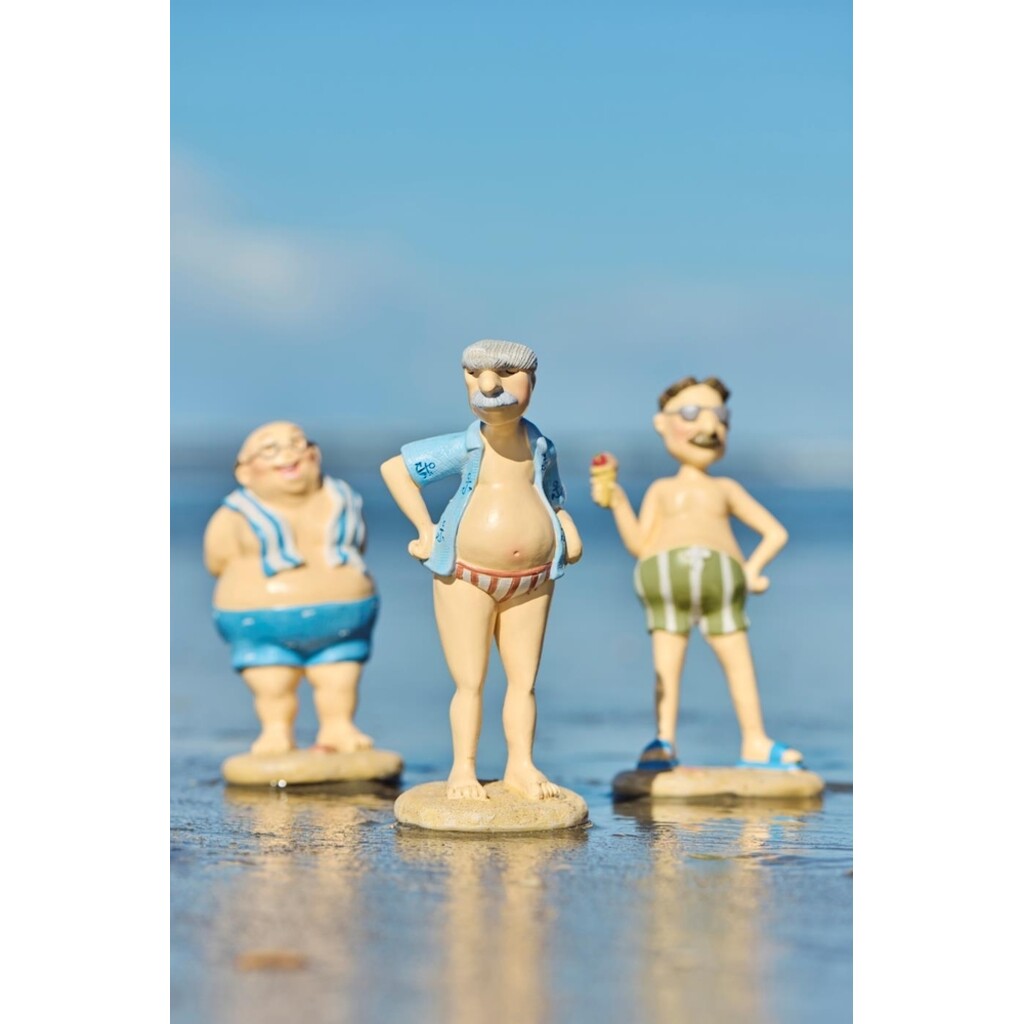 IB Laursen Dekofigur Strandkönig – Männer in Badebekleidung