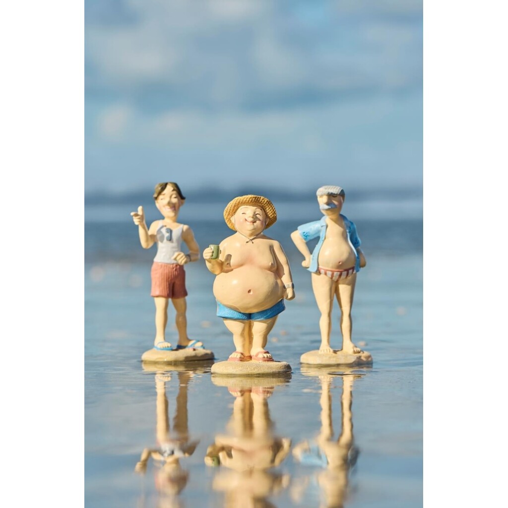 IB Laursen Dekofigur Strandkönig – Männer in Badebekleidung