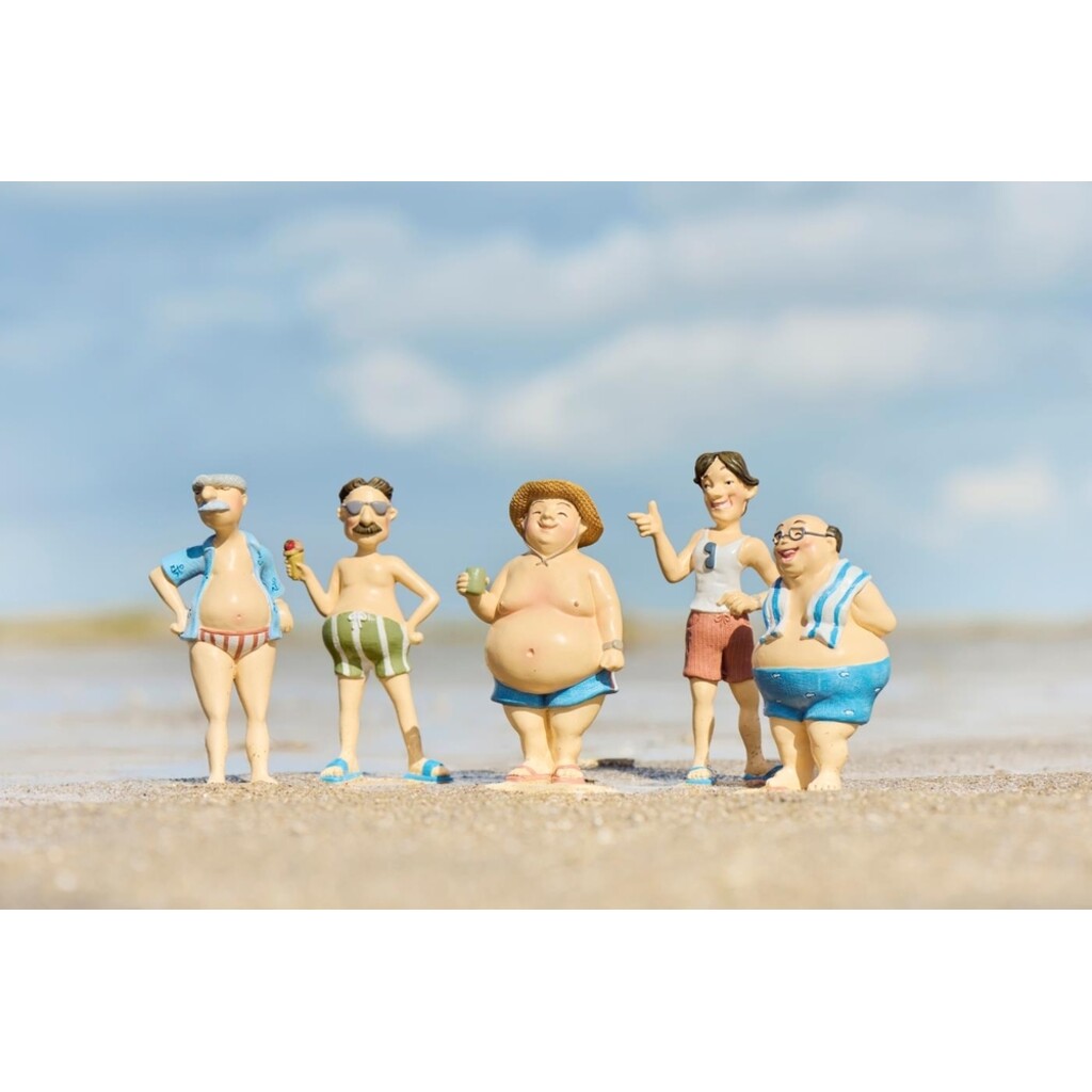 IB Laursen Dekofigur Strandkönig – Männer in Badebekleidung