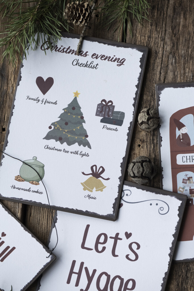 IB Laursen Metallschild Christmas evening Checklist Preview Image