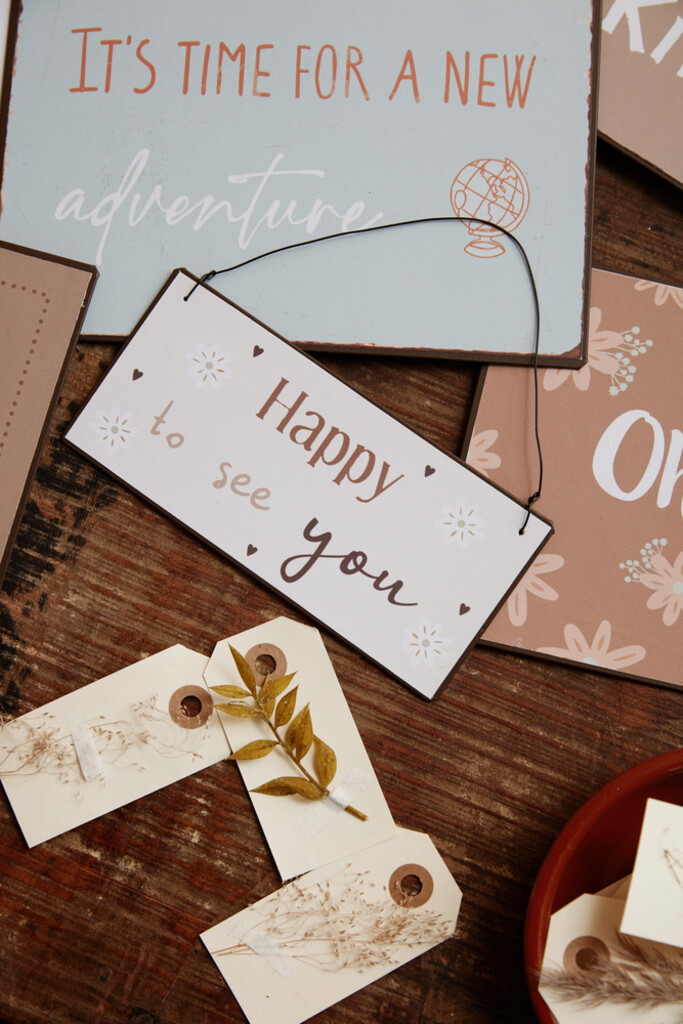 IB Laursen Metallschild It's time for a new adventure Preview Image