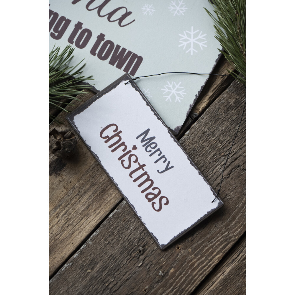 IB Laursen Metallschild Merry Christmas Preview Image