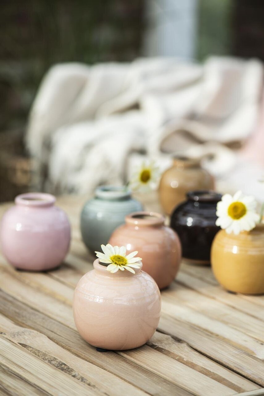 IB Laursen Mini Vase mit Rillen Preview Image