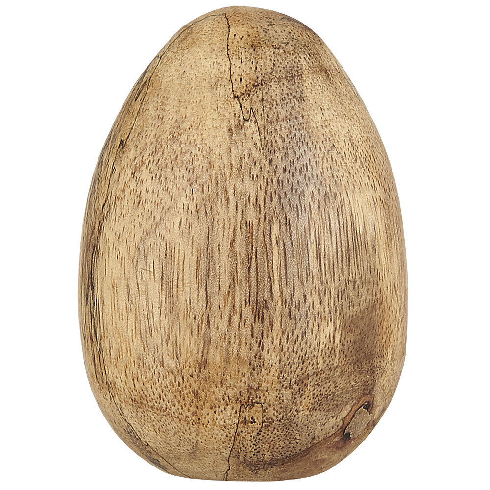 Osterei aus Mangoholz stehend