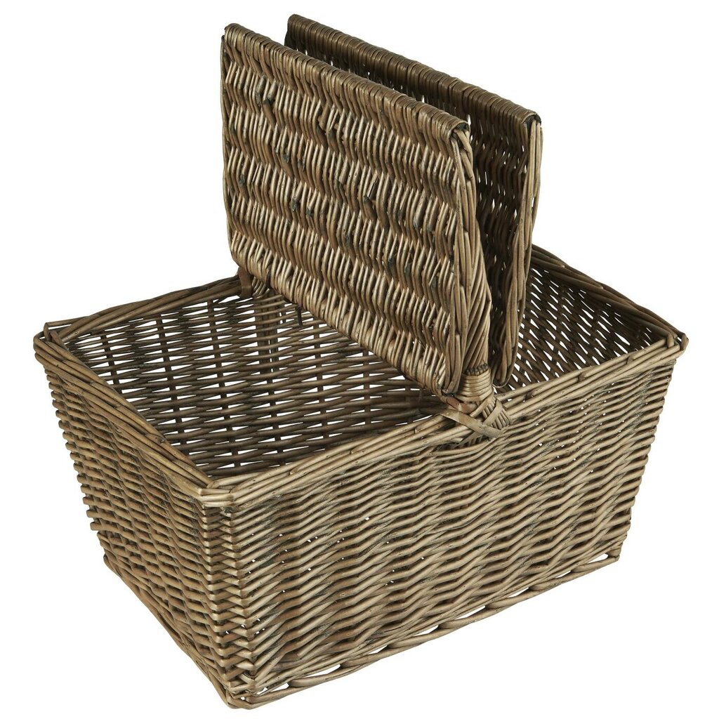 Picknickkorb mit Deckel und Henkel