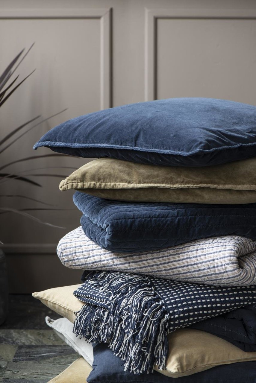 Impressionen zu Ib Laursen Plaid Decke mit Eckmuster, Bild 8