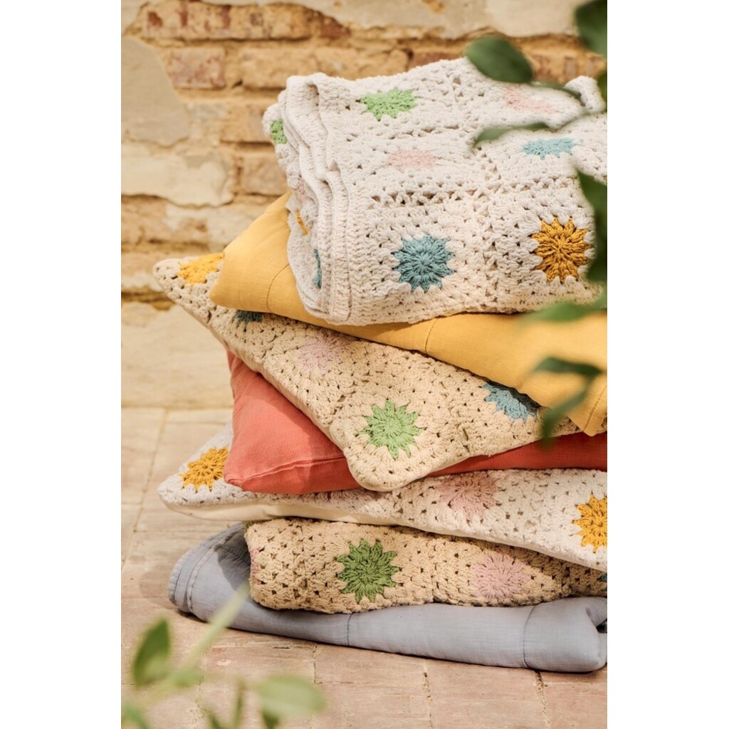 IB Laursen Häkelplaid Blumenwiese aus Baumwolle online kaufen bei SKANDEKO (Ansicht 2)