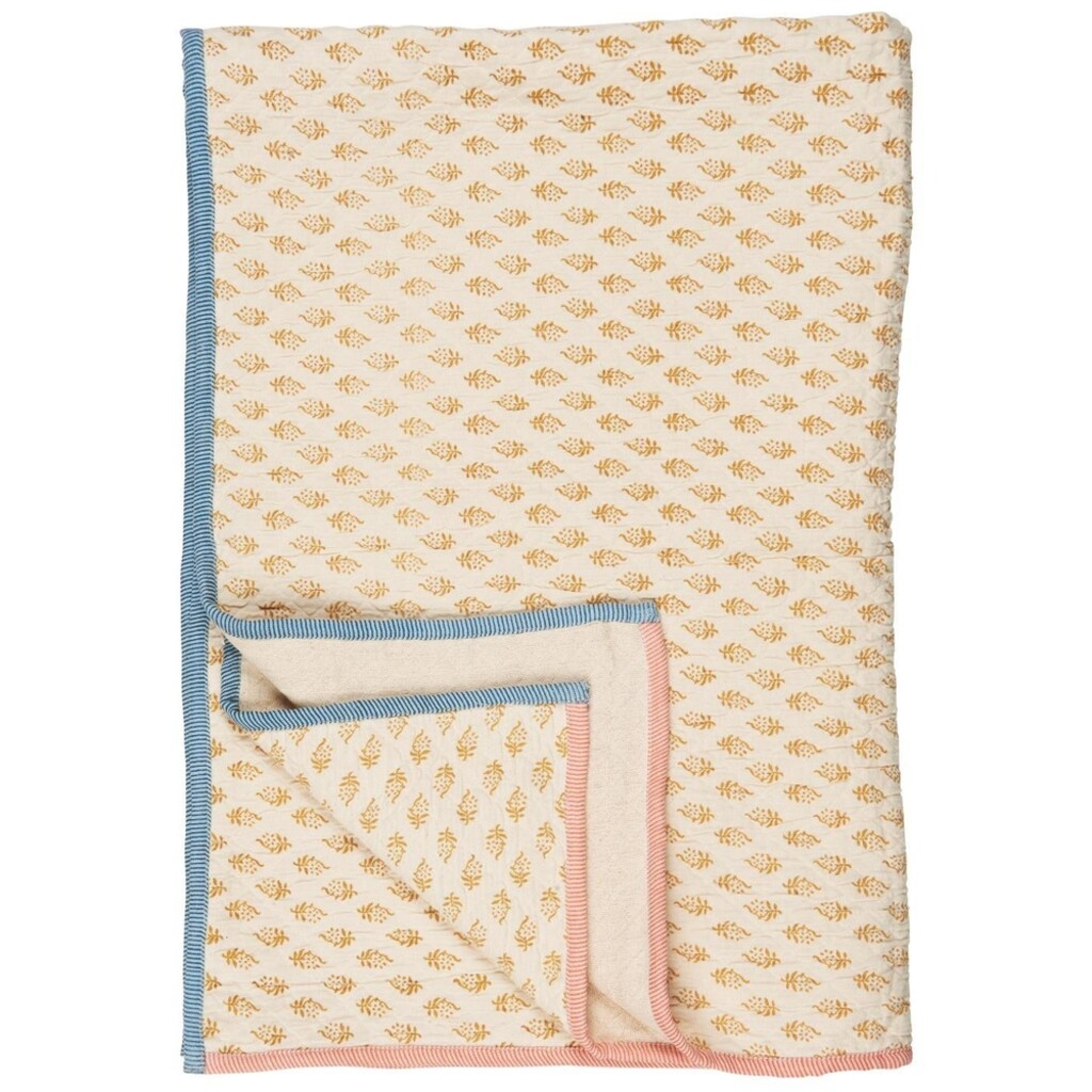 Plaid Vigga mit Druck doppelt gewebt