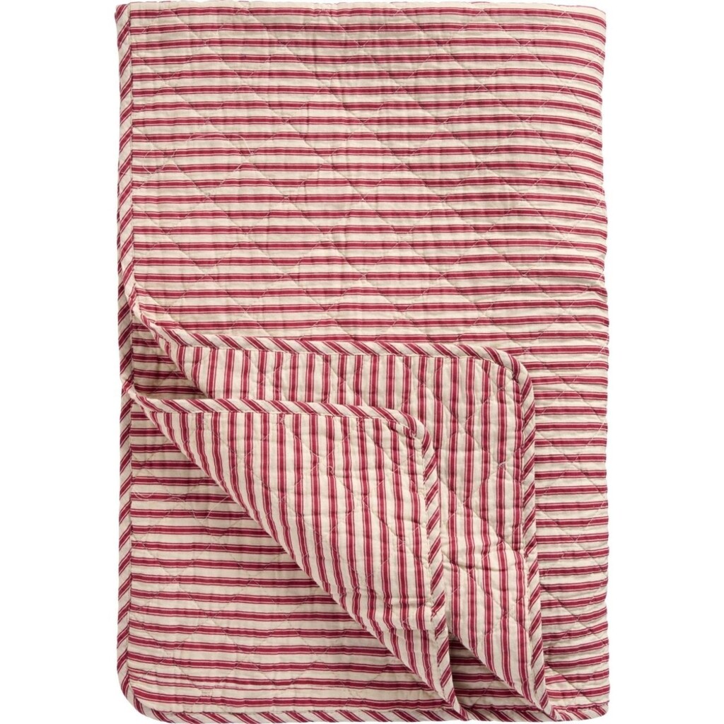 IB Laursen Quilt aus Baumwolle mit Streifen Preview Image