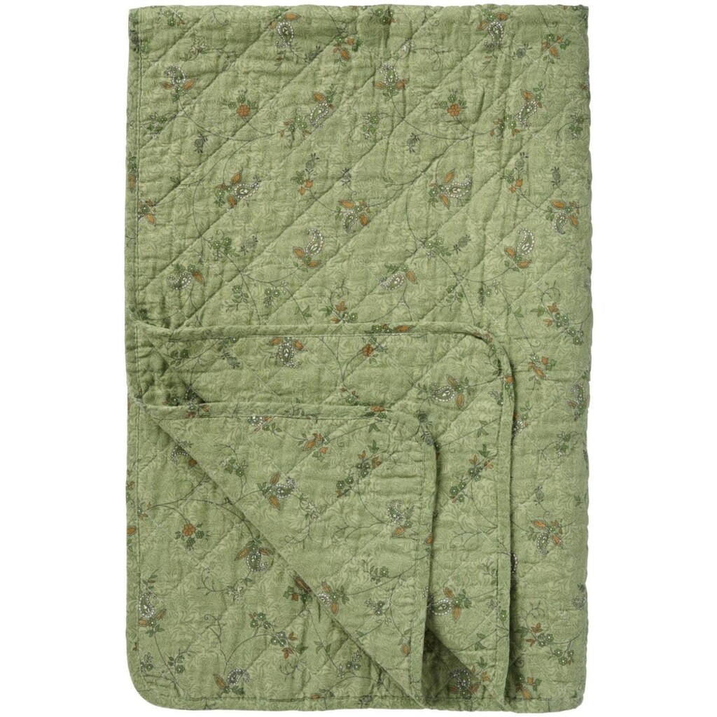 IB Laursen Quilt Blumenranke Grün online kaufen bei SKANDEKO