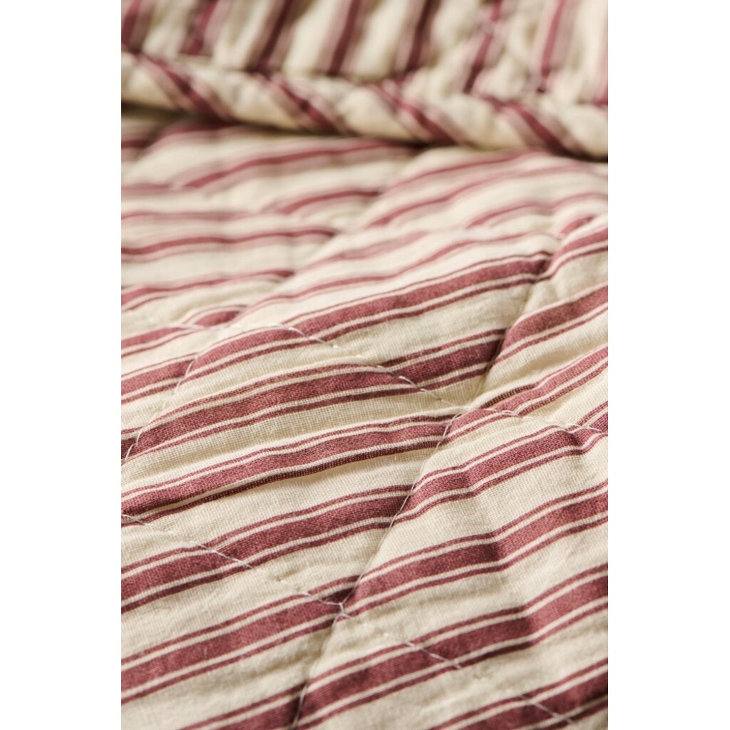 IB Laursen Quilt Sand mit Streifen