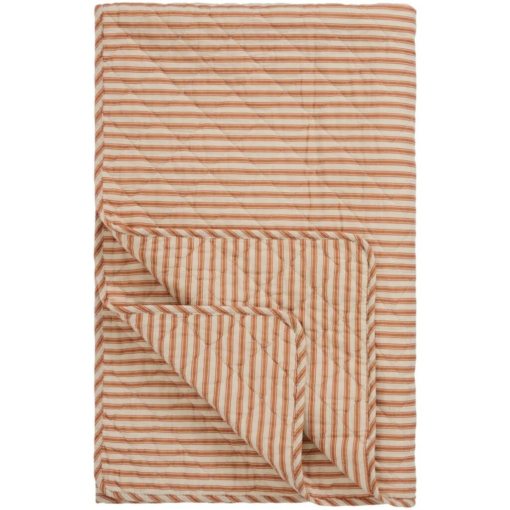 IB Laursen Quilt Sand mit Streifen