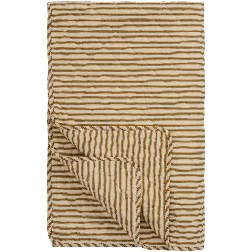 IB Laursen Quilt Sand mit Streifen