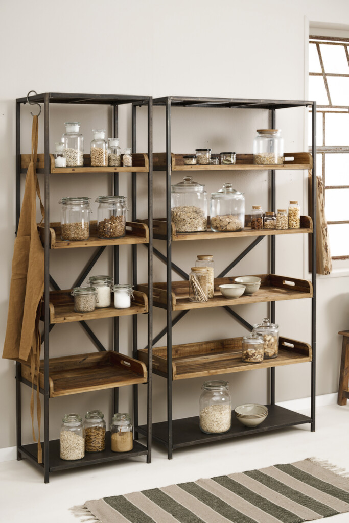 IB Laursen Regal mit Ablagen, Holztabletts Brooklyn Preview Image