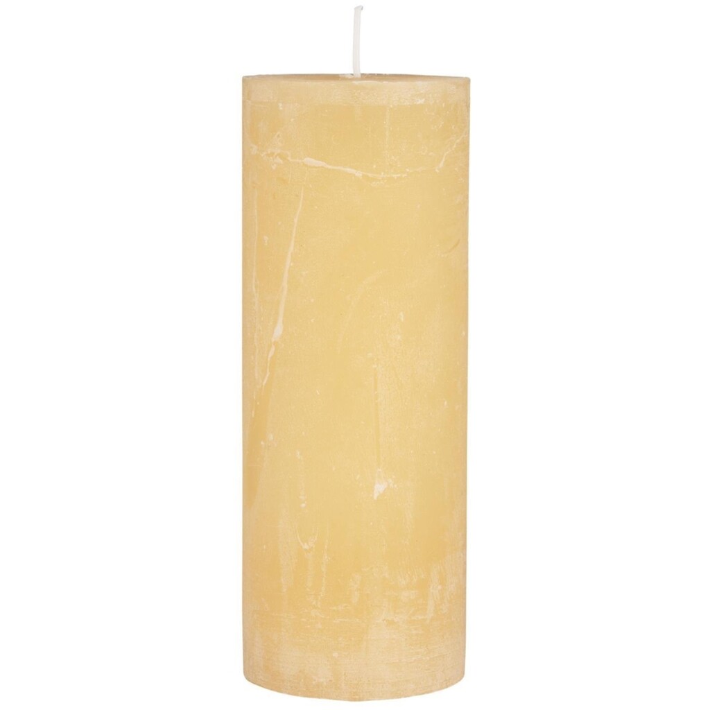 Rustikale Kerze Stumpenkerze