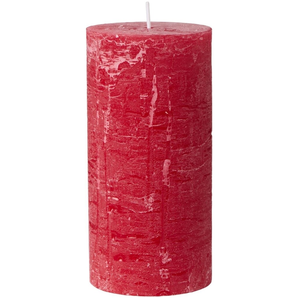 Rustikale Kerze Stumpenkerze Ø 6,8 cm