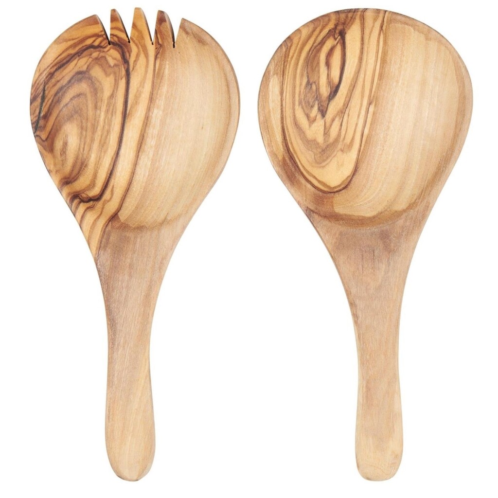 IB Laursen Salatbesteck aus Olivenholz kurz Preview Image