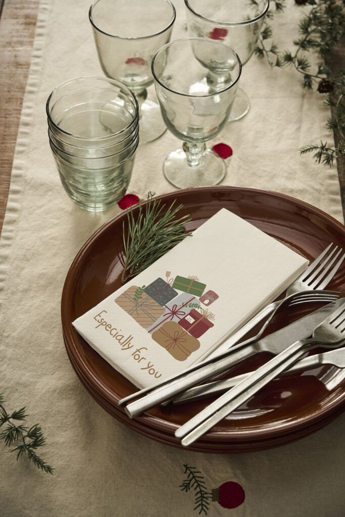 IB Laursen Servietten 10x20 cm Geschenkestapel Especially for you Preview Image