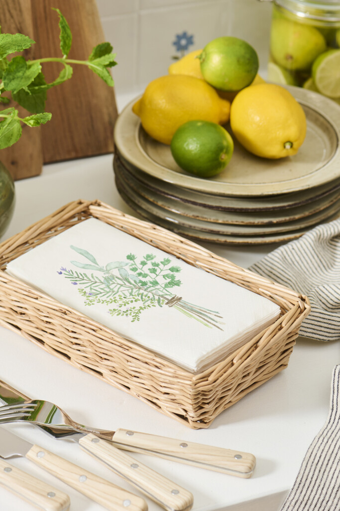 IB Laursen Servietten 10x20 cm Kräuterstrauß 16er Preview Image